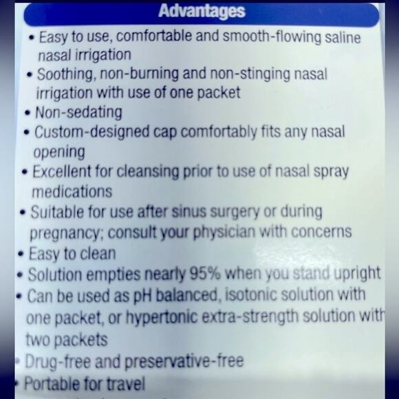NeilMed All Natural Sinus Rinse Lot of 5 Exp 6/ 2027+ Great for Travel a… - Picture 4 of 7